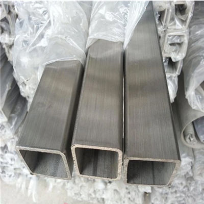 ERW সিউমলেস স্টেইনলেস স্টীল স্কয়ার পাইপ 8K 2B 201 304L 316 316L 6m